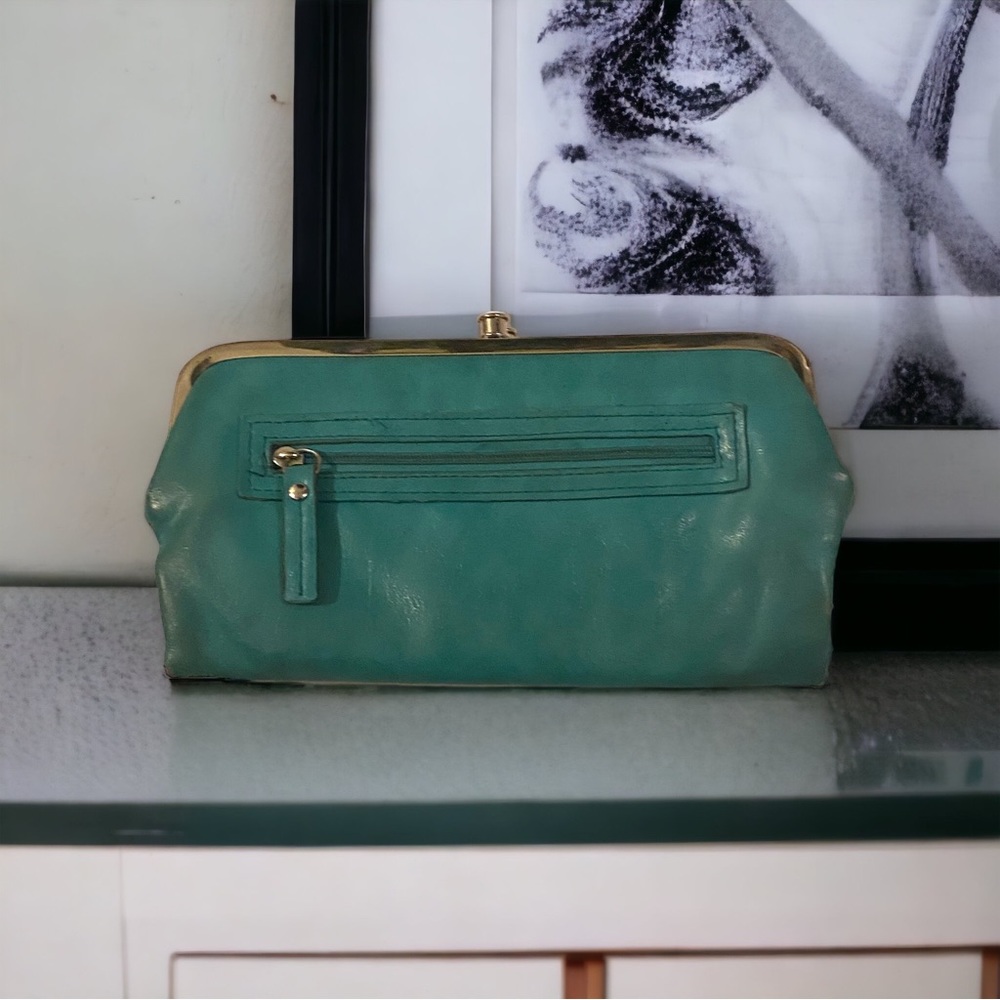 Source Unknown Teal Clutch Wallet